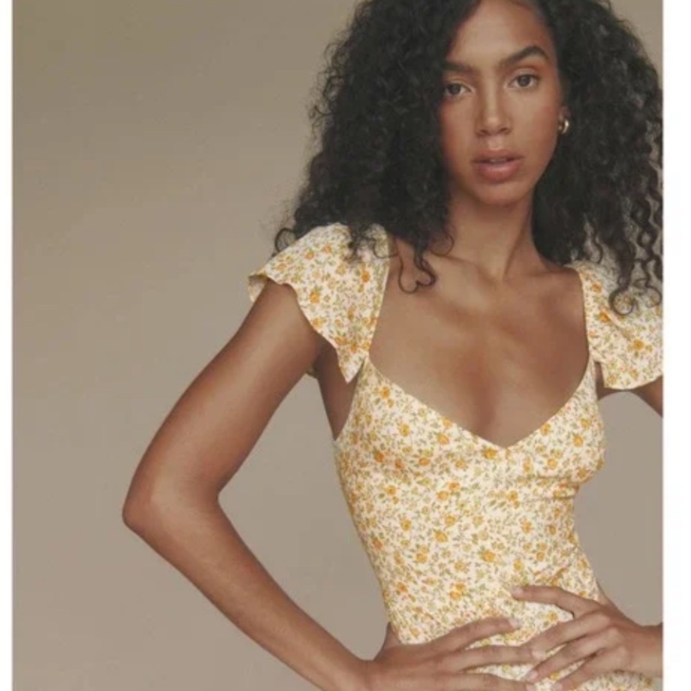 Reformation Baxley Dress Floral - Size 0